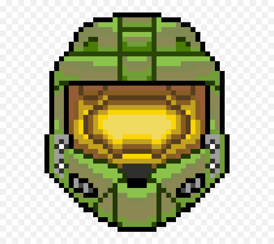Download Master Chief - Full Size Png Image Pngkit Master Chief Pixel Art Emoji,Master Chief Helmet Png