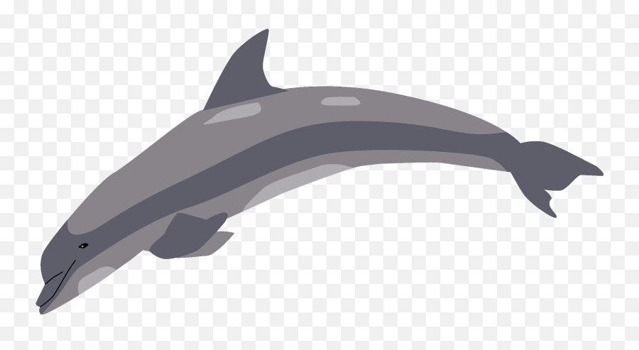Dolphin Clipart Free Download Transparent Png Creazilla - Dolphin Emoji,Dolphin Clipart