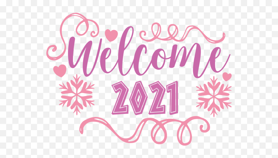 Design Calligraphy For Welcome 2021 - Welcome Year 2021 Banner Emoji,Calligraphy Logo