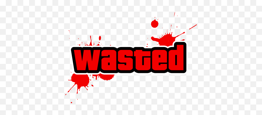 Wasted Png Png Royalty Free Library - Thug Life Wasted Png Emoji,Wasted Png