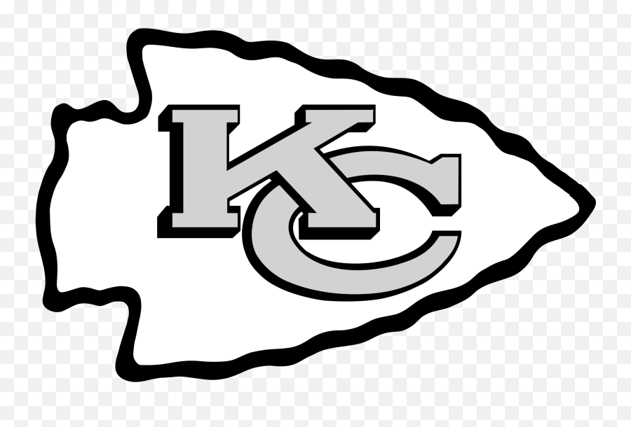 Kansas City Chiefs Logo Black And White - Transparent Kansas City Chiefs Logo Emoji,Kansas City Chiefs Logo