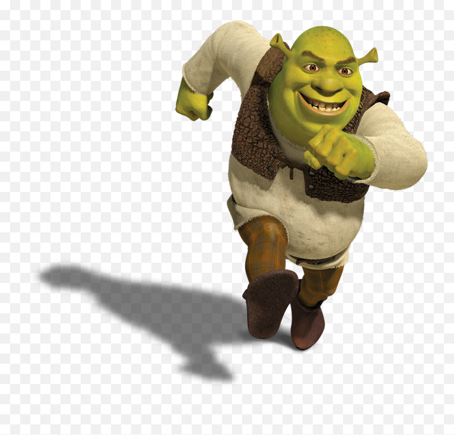 Shrek Running Pnglib U2013 Free Png Library - Shrek En Png Emoji,Run Png