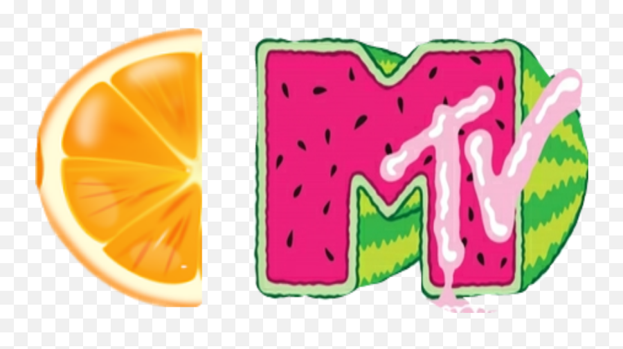 Orange Slice Clip Art Png Image With No - Mtv Music Television Watermelon Emoji,Orange Slice Png
