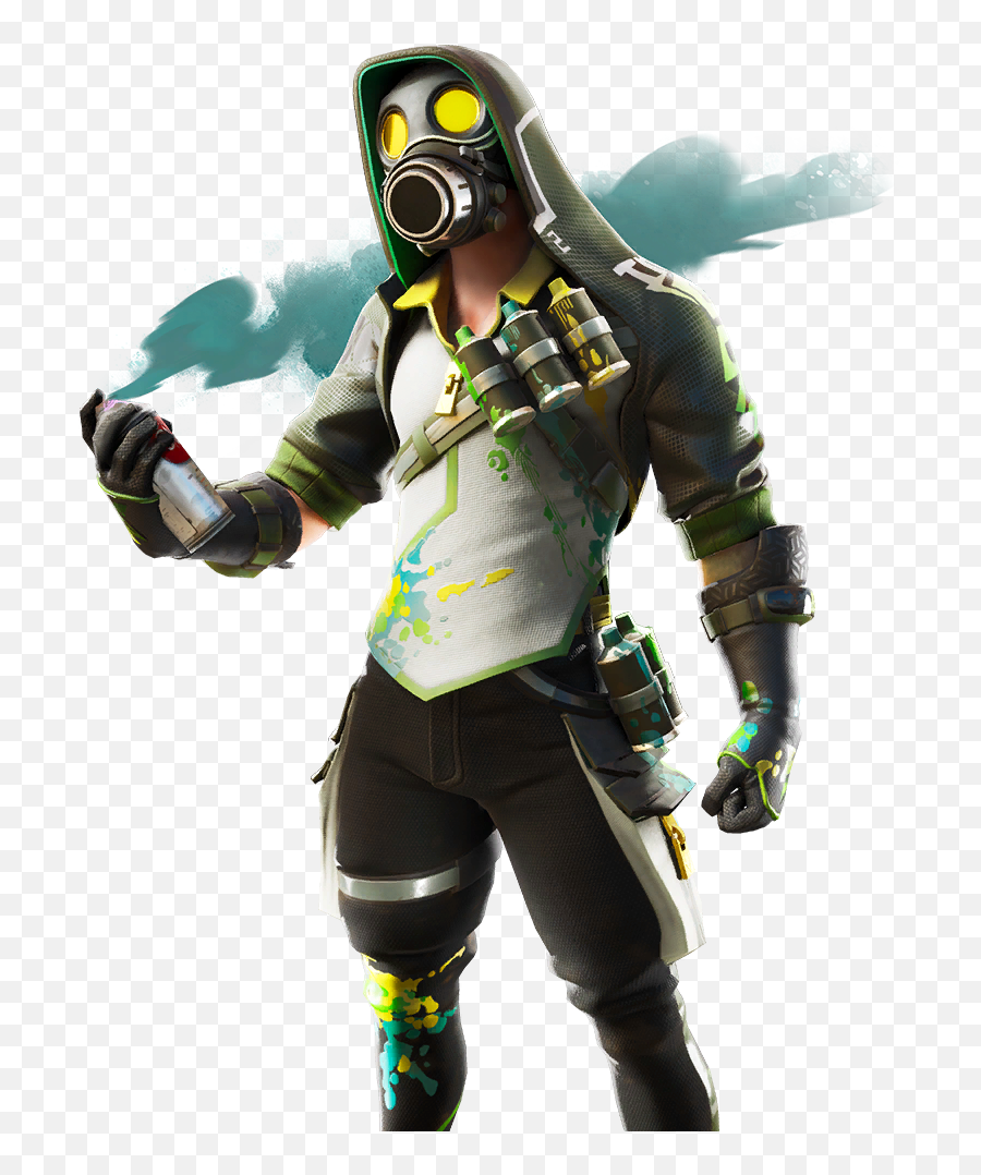 Fortnite Toxic Tagger Skin - Character Png Images Pro Toxic Tagger Fortnite Png Emoji,Toxic Png
