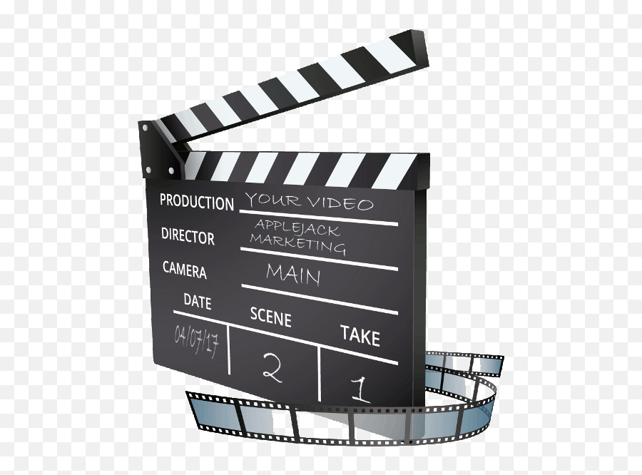 Download Video - Clapperboard Animated Gif Emoji,Clapboard Png
