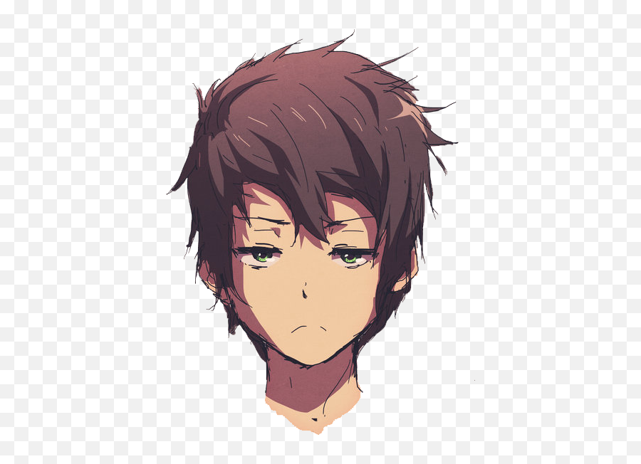 Anime Character Design Male Png Image - Character Design Anime Face Emoji,Anime Face Png
