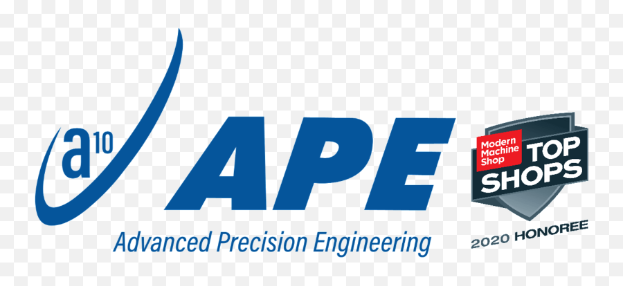 Advanced Precision Engineering - Language Emoji,Machine Shop Logo