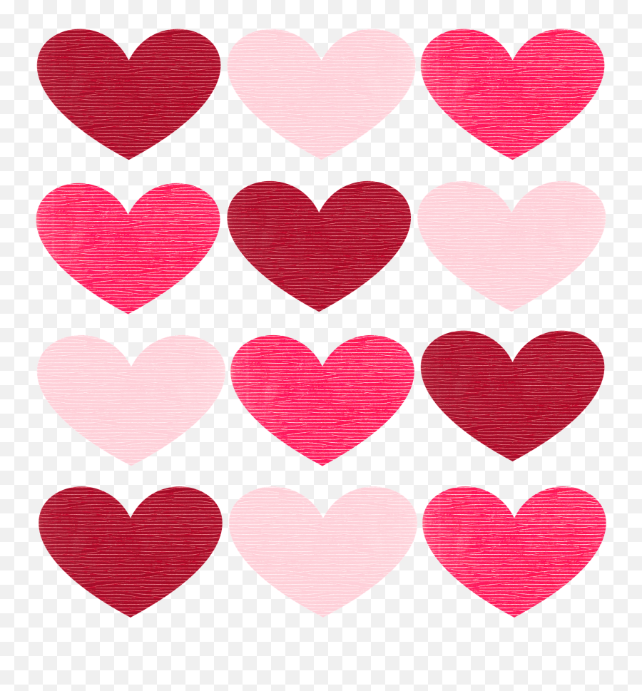 Heart Pattern Clipart Free Download Transparent Png - Red Heart Pattern Clipart Emoji,Pattern Clipart