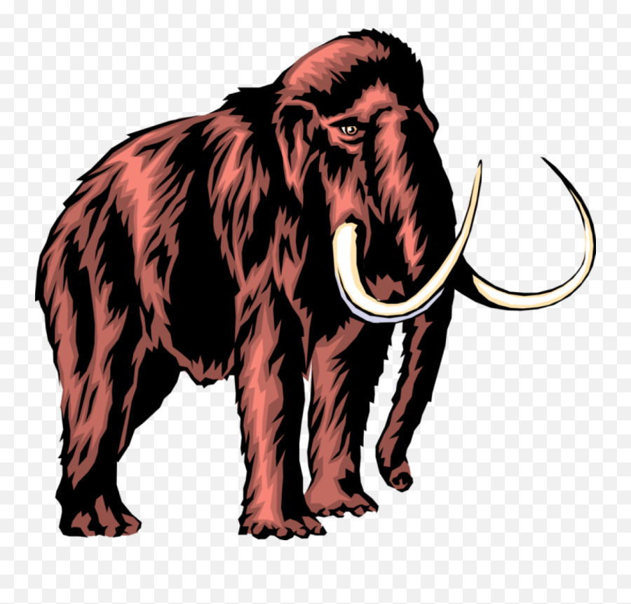Mammoth Clipart Png Transparent Png - Mammoth Vector Png Emoji,Mammoth Png
