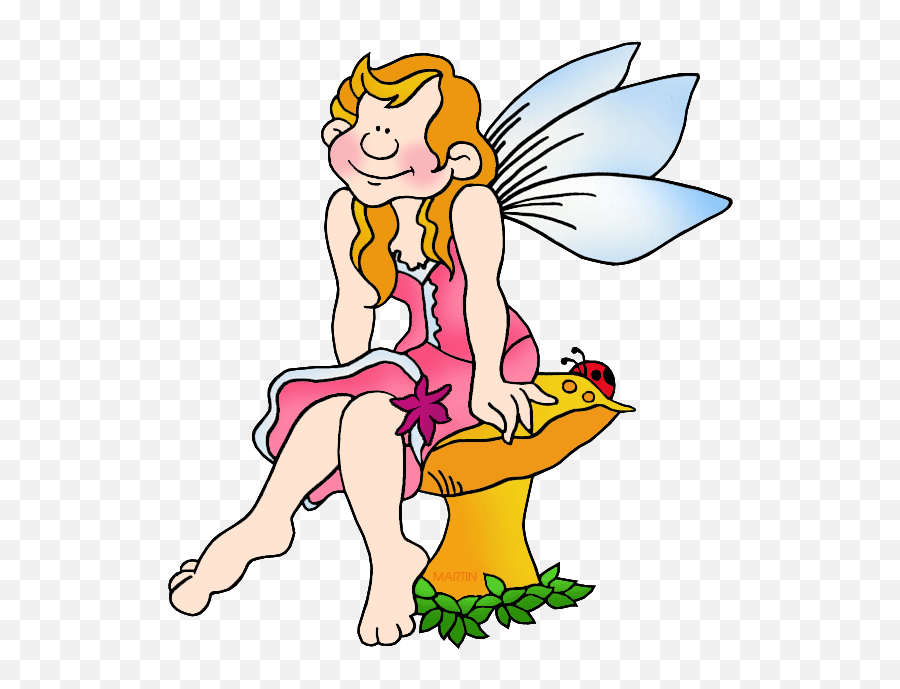 Mythical Beings And Creatures Clip Art By Phillip Martin Fairy - Clip Art Emoji,Fairy Clipart