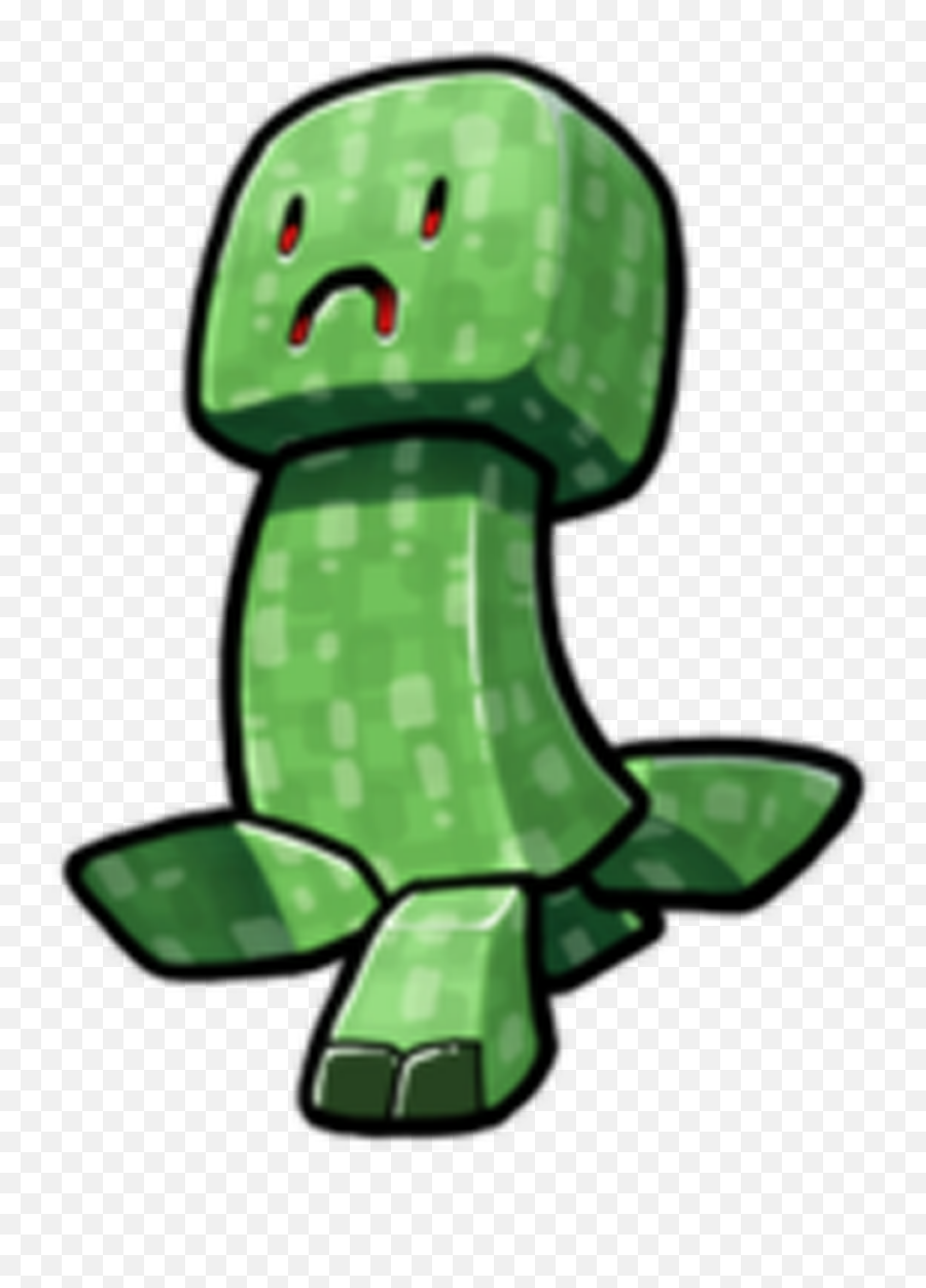 Spawner De Creeper Emoji,Minecraft Cake Png