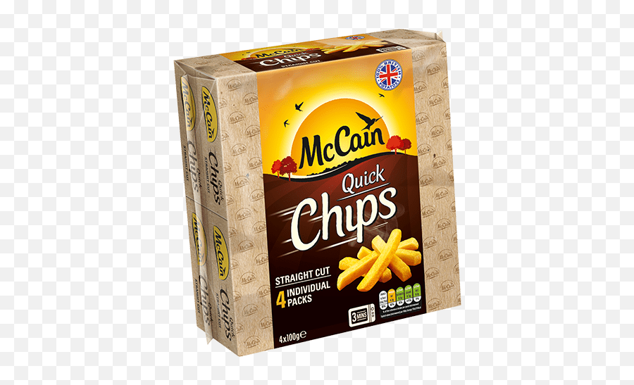Quick Chips Straight Cut Microwave Mccain Foods Emoji,Bag Of Chips Png