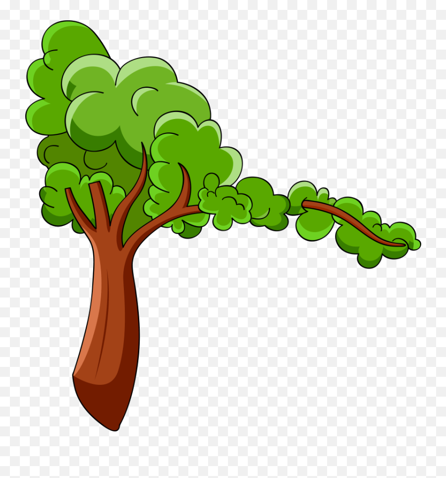 Cartoon Tree Animation - Tree Material Png Download 1000 Emoji,Tree Cartoon Png