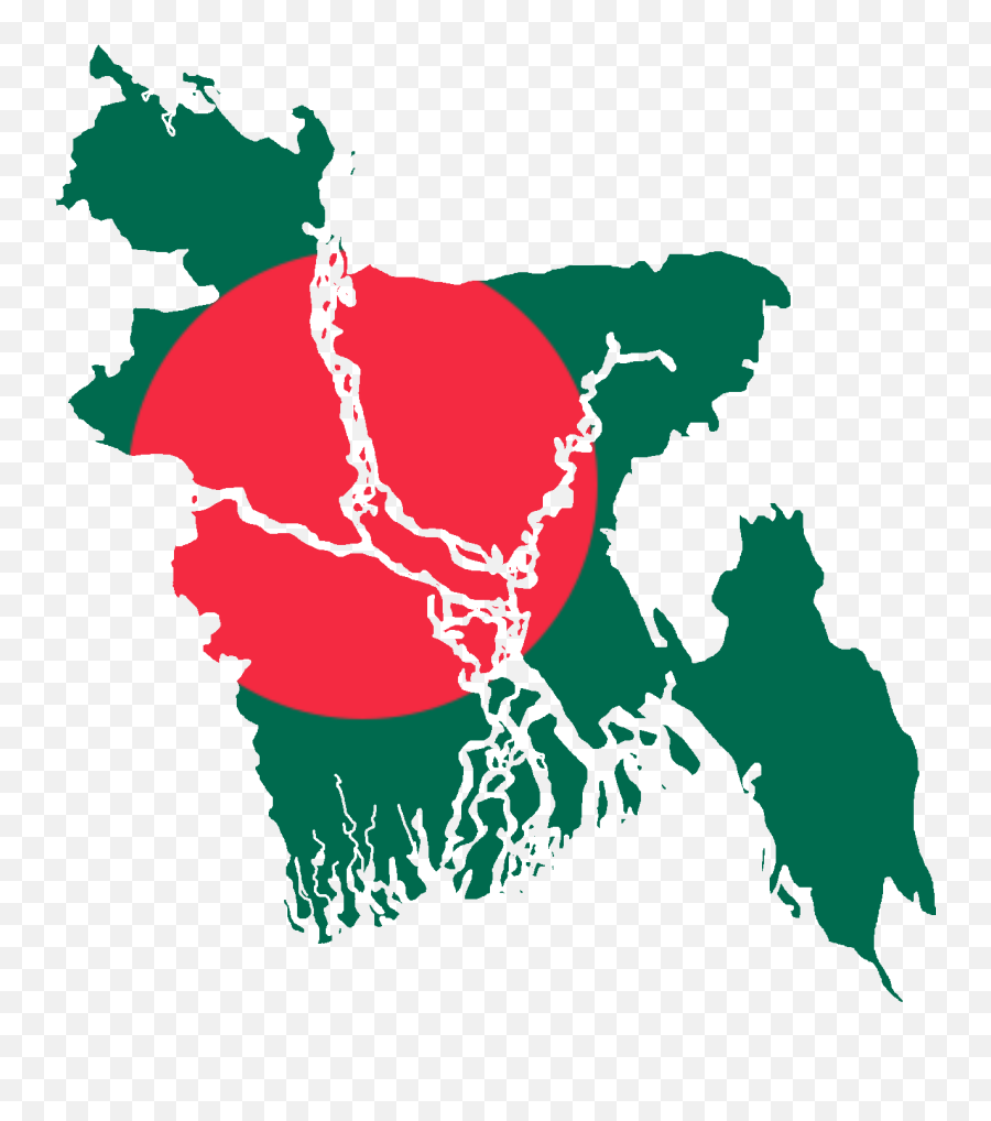 Flag Map Of Bangladesh - Language Emoji,Map Png