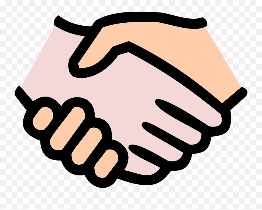 Handshake Clipart Respect Handshake - Handshake Drawing Easy Emoji,Handshake Clipart