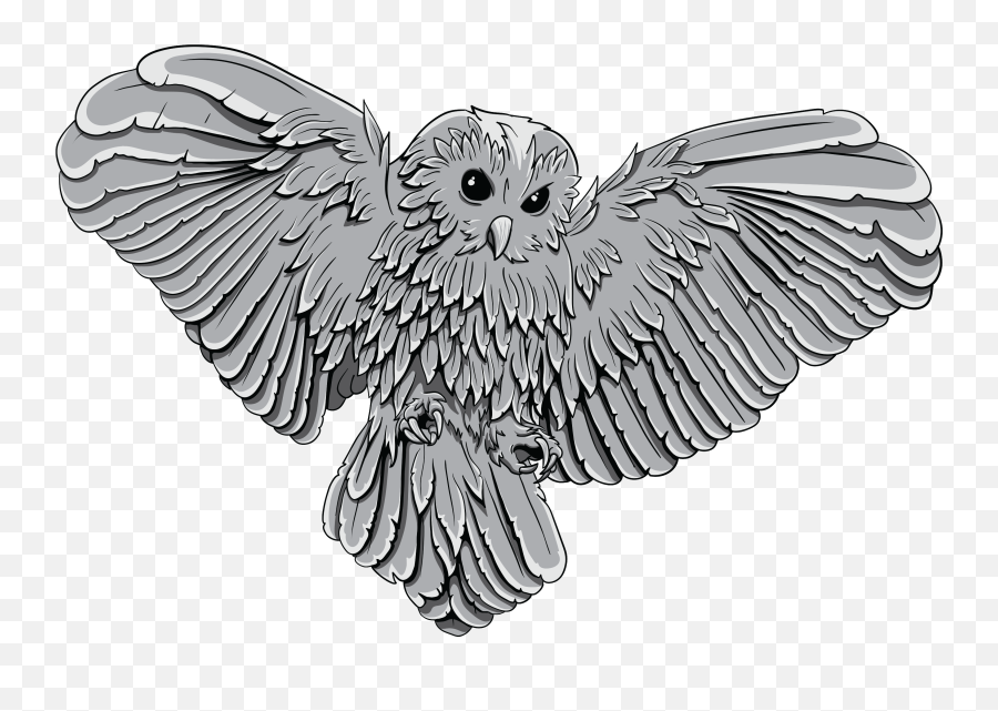 From Lawyers To Law Firms Emoji,Flying Owl Clipart Black And White