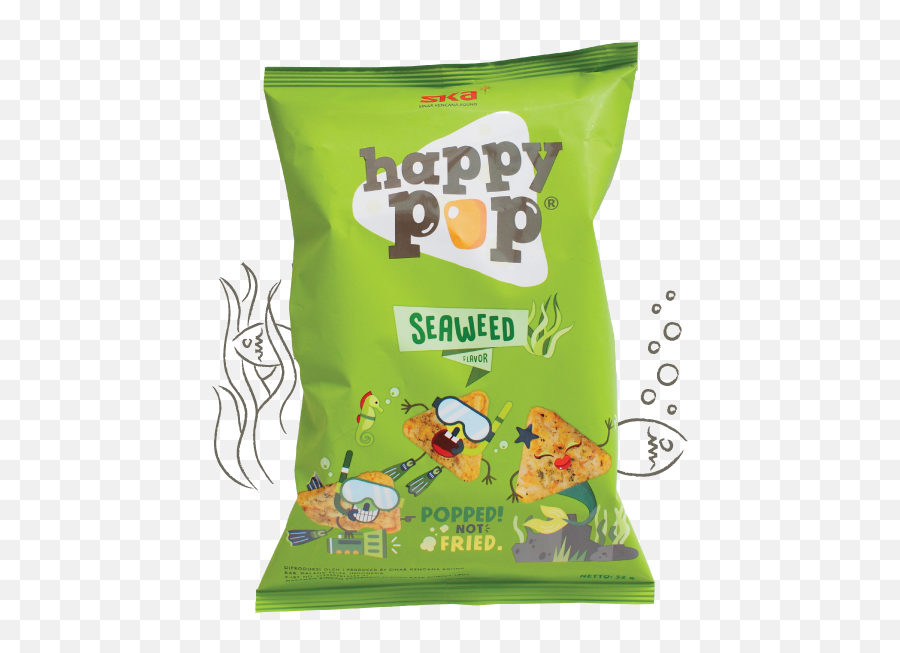 Seaweed Clipart - Happy Pop Seaweed Transparent Png Packet Emoji,Seaweed Clipart