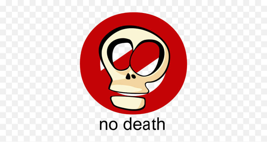 No Death - No Death Sign Clipart Emoji,Death Clipart