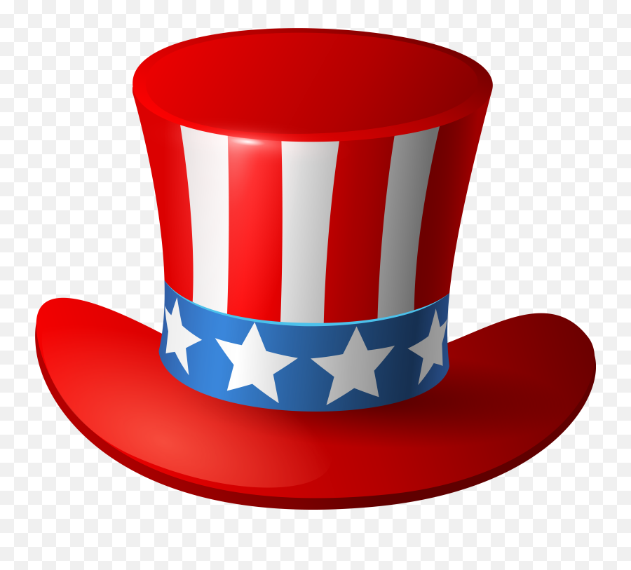 Uncle Hat Stock - Transparent Background Uncle Sam Hat Clipart Emoji,Usa Clipart