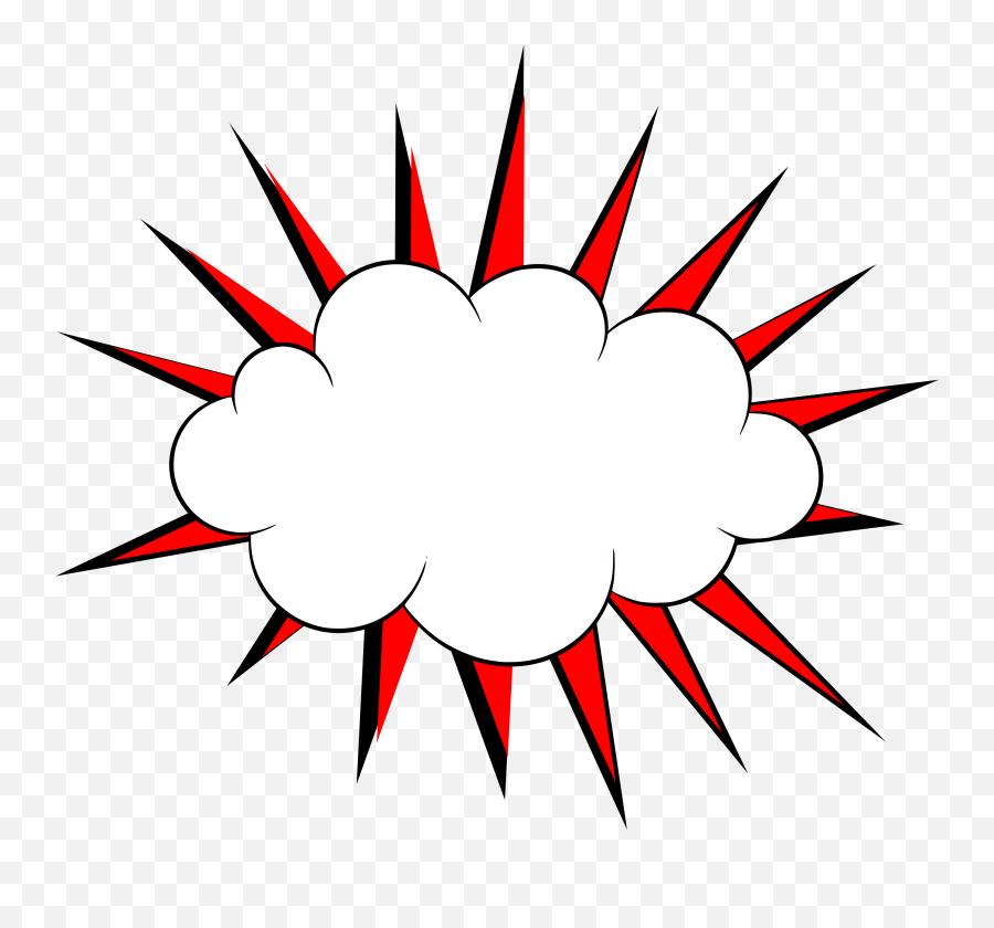 Free Download - Transparent Cloud Clipart Comic Book Cloud Comics Clipart Png Emoji,Cloud Png