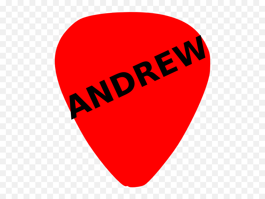Guitar Pick For Andrew Clip Art - Language Emoji,Pick Clipart