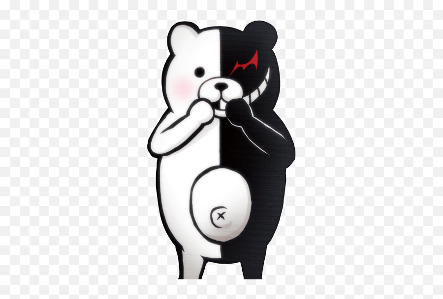 Monokuma And Monomi Png Png Image With - Monokuma Sprites Png Emoji,Monokuma Transparent