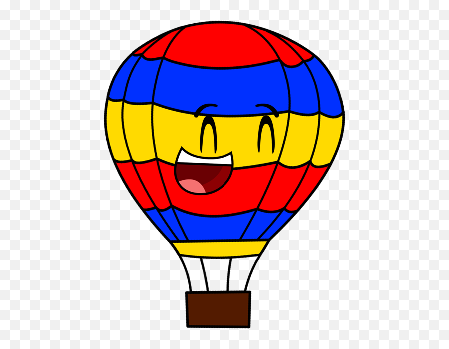 Hot Air Balloon Clipart - Bfdi Hot Air Balloon Png Download Battle For Trillion Dollars Hot Air Balloon Emoji,Balloon Clipart Png