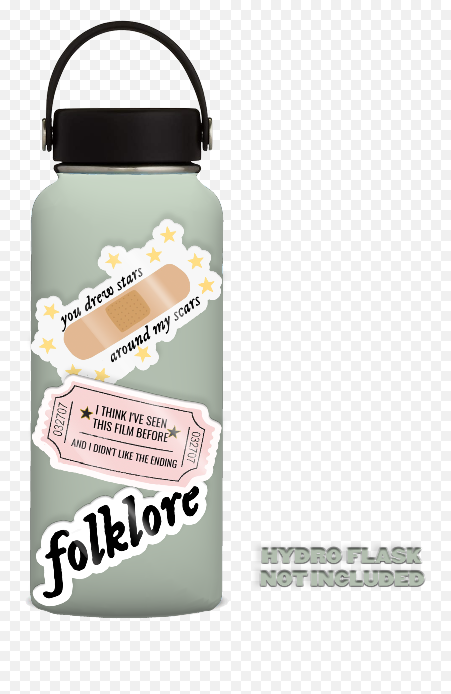 Folklore Sticker Pack - Flask Emoji,Hydro Flask Logo Sticker