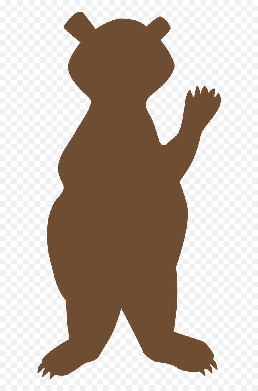 Waving Bear Svg Cut File - Waving Bear Clipart Png Emoji,Bear Clipart Png