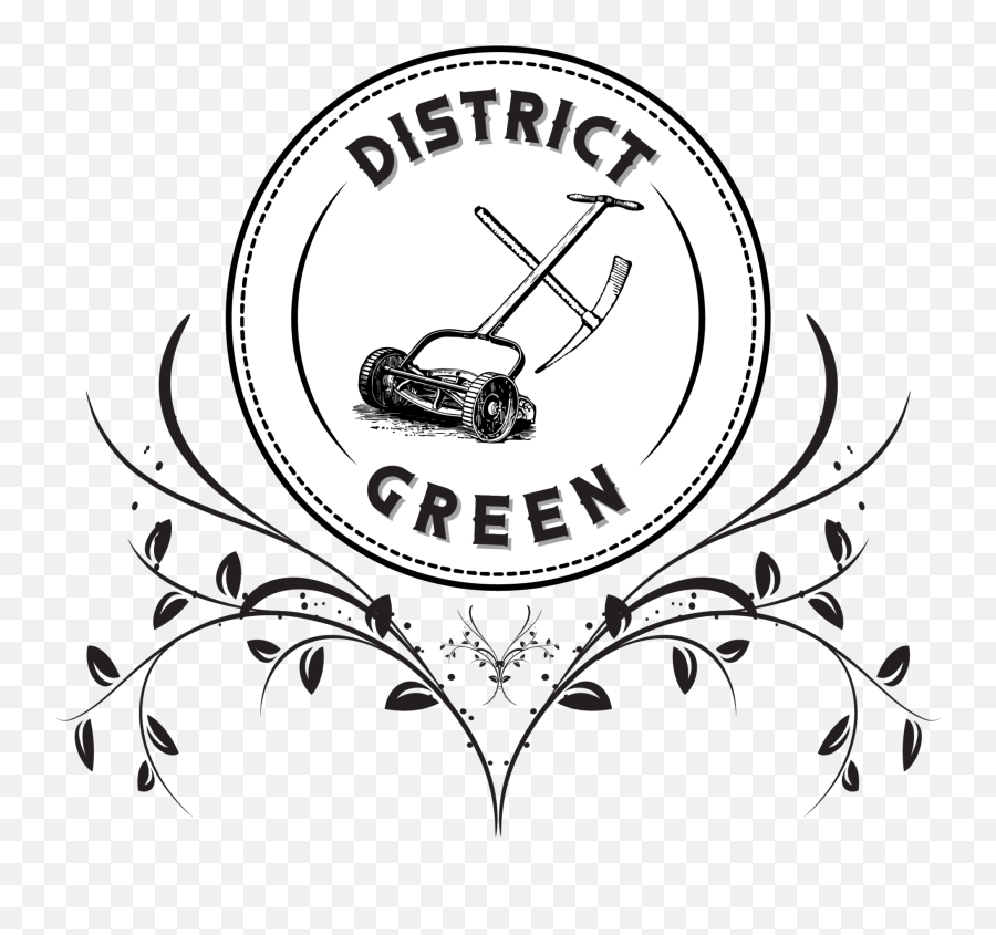 District Green U2013 A Locally - Grown Land Maintenance Company Language Emoji,Green Logo