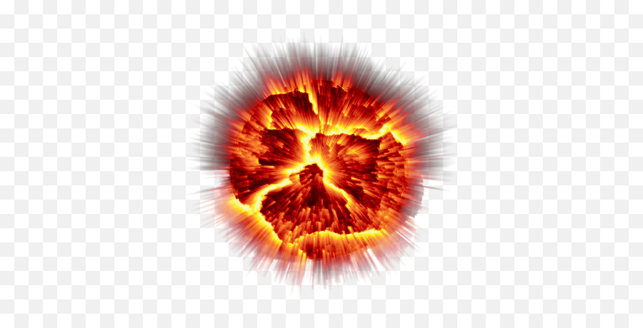 Download Exploding Planet Png - Explosion Full Size Png Emoji,Explosions Png