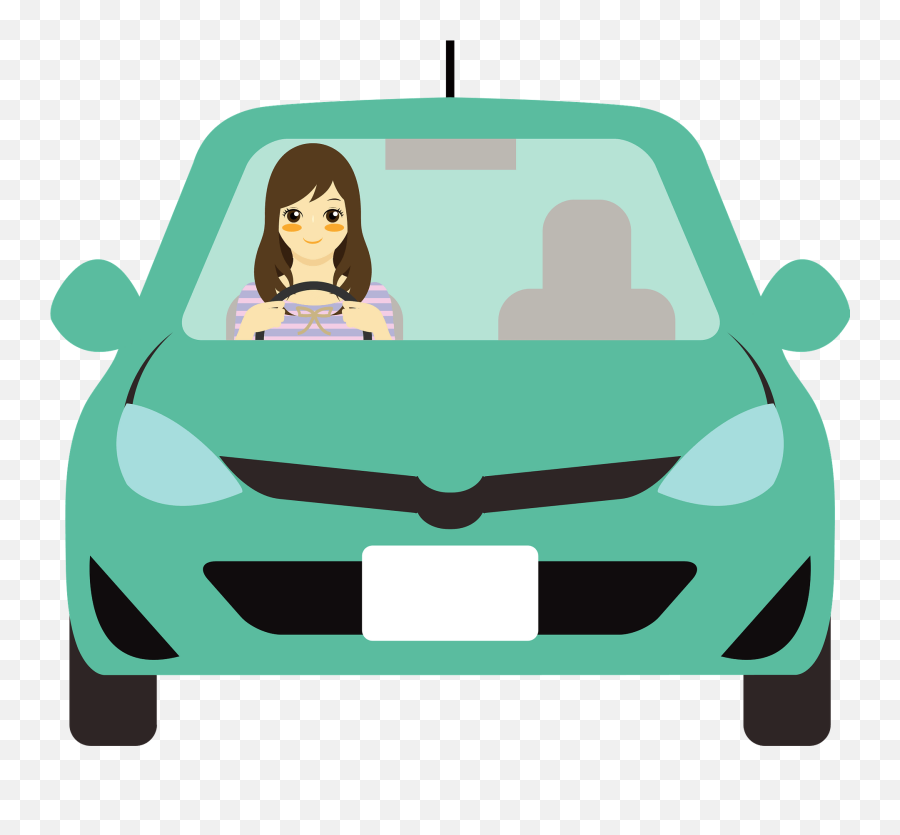 Woman Is Driving A Car Clipart Free Download Transparent - Subcompact Car Emoji,Cars Clipart
