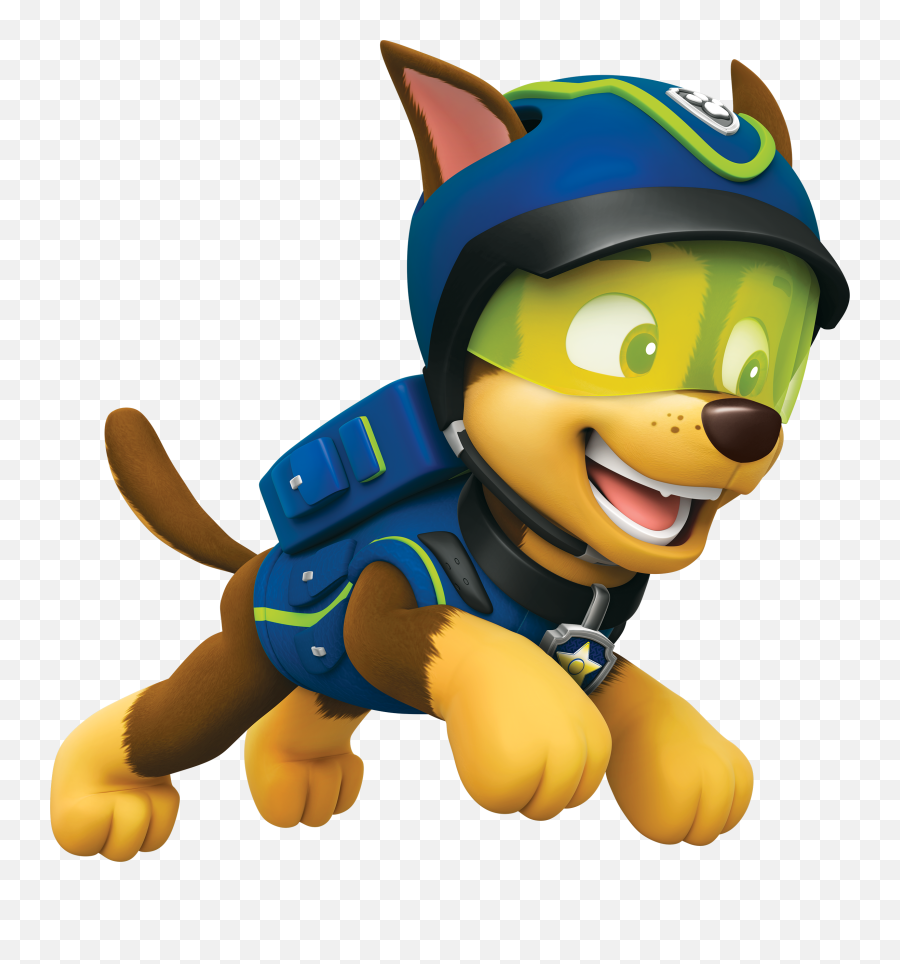 Chase Jump Paw Patrol Clipart Png - Chase Paw Patrol Super Heroe Emoji,Jump Clipart