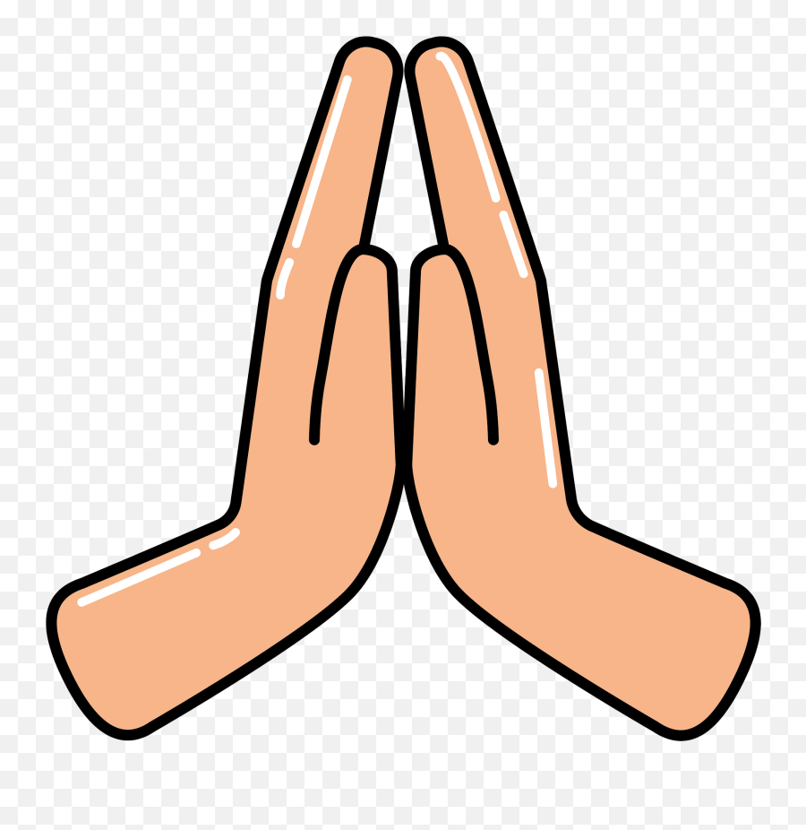 Praying Hands Clipart Free Download Transparent Png - Praying Hands Clipart Emoji,Hands Clipart