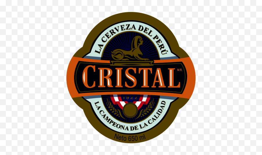 Cerveza Cristal Del Logo Vector Emoji,Peru Logo