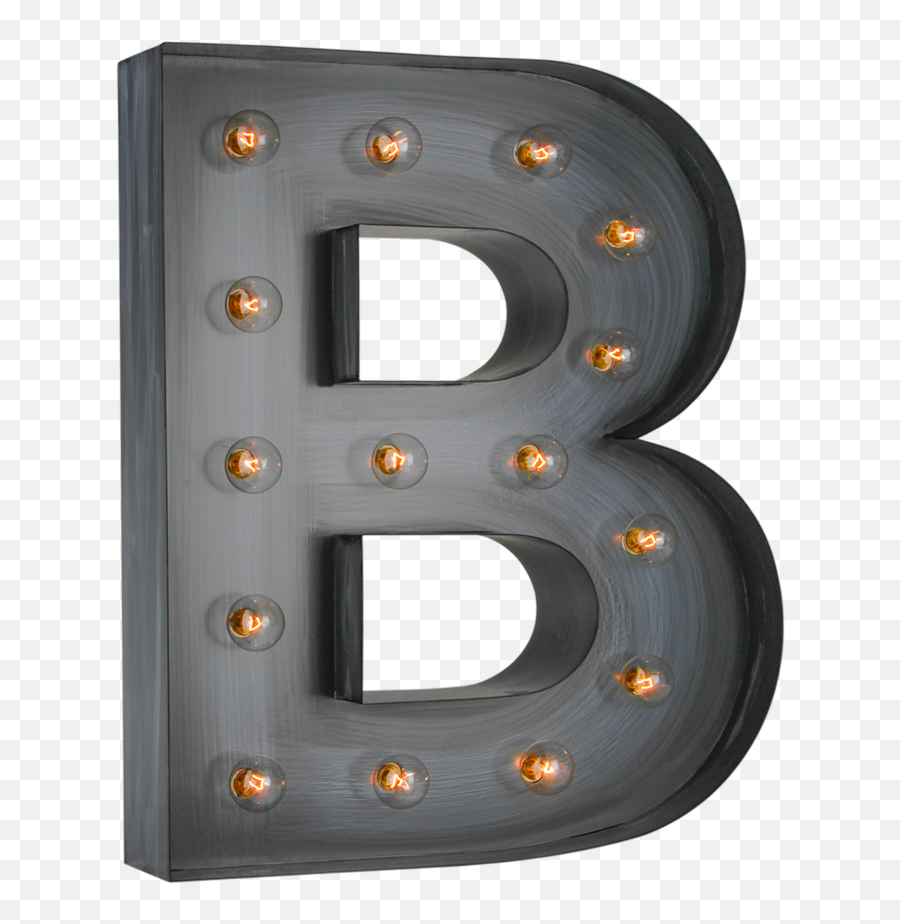 Illuminated Marquee Letter B Rentals Bright Rentals - Marquee Letter B Transparent Emoji,Letter B Png