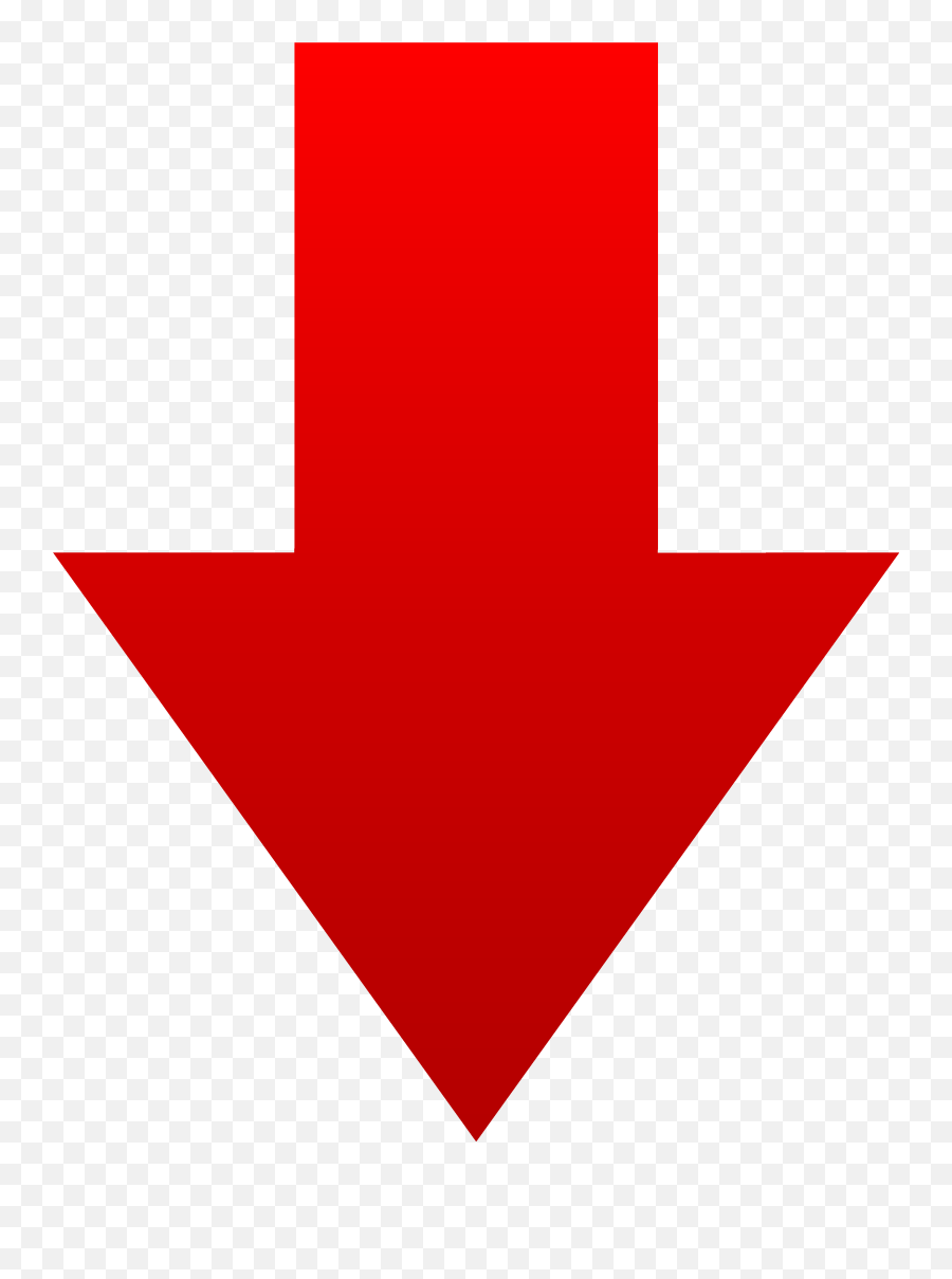 Red Arrow Png - Arrow Down Clipart Gif Emoji,Arrow Transparent Background