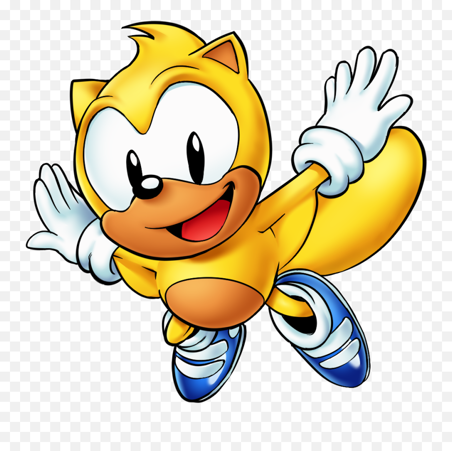 Ray The Flying Squirrel Sonic Mania - Ray The Flying Squirrel Clipart Emoji,Armadillo Clipart