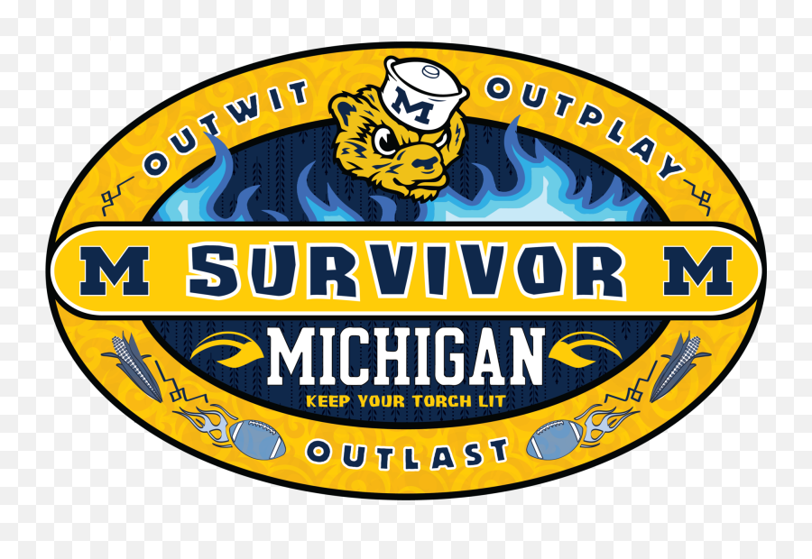 Survivor Michigan Live Reality Games Wiki Fandom Emoji,Michigan Wolverine Logo