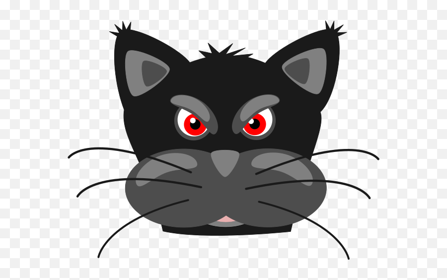 Angry Panther Face Clipart Free Download Transparent Png - Angry Cat Vector Png Emoji,Face Clipart