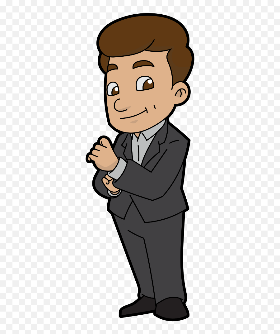 Happy Businessman Transparent Image Cartoon Transparent Emoji,Business Man Clipart