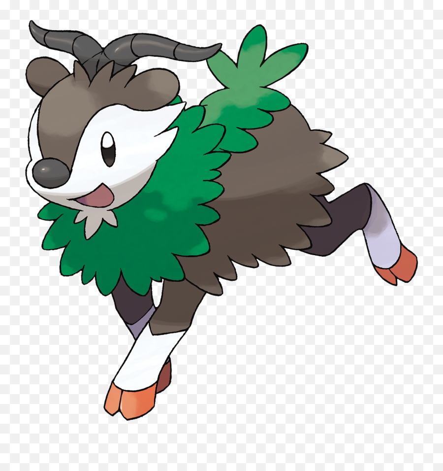Skiddo Pokémon - Bulbapedia The Communitydriven Pokémon Emoji,Goat Horns Png