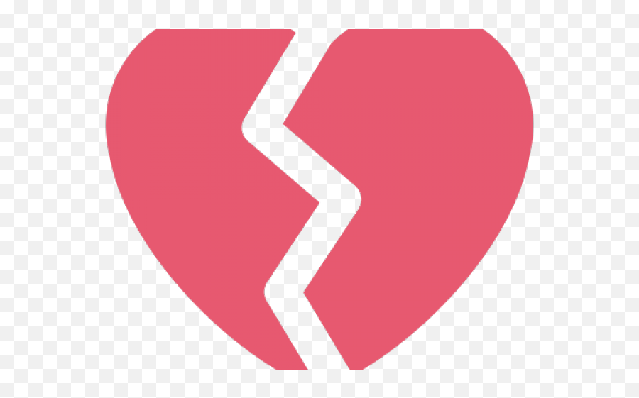 Broken Heart Clipart Tired Heart - Broken Heart Pink Png Language Emoji,Broken Heart Clipart