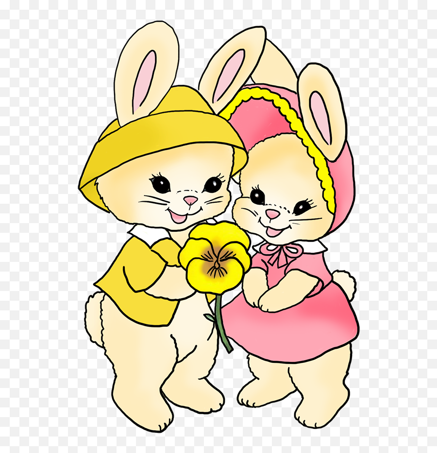Funny Easter Bunny Clipart Emoji,Pansy Clipart