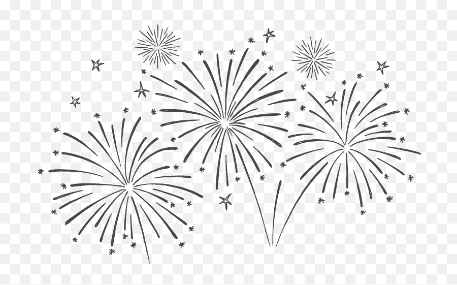 Download Fireworks Celebration Png Pic - Sketch Full Size Emoji,Fireworks Gif Png