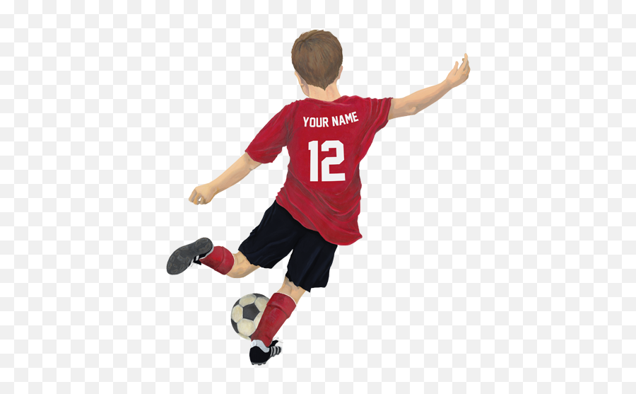 Kids Play Graphics Sport Football Soccer Kick - Handpainted Emoji,Girls Soccer Clipart