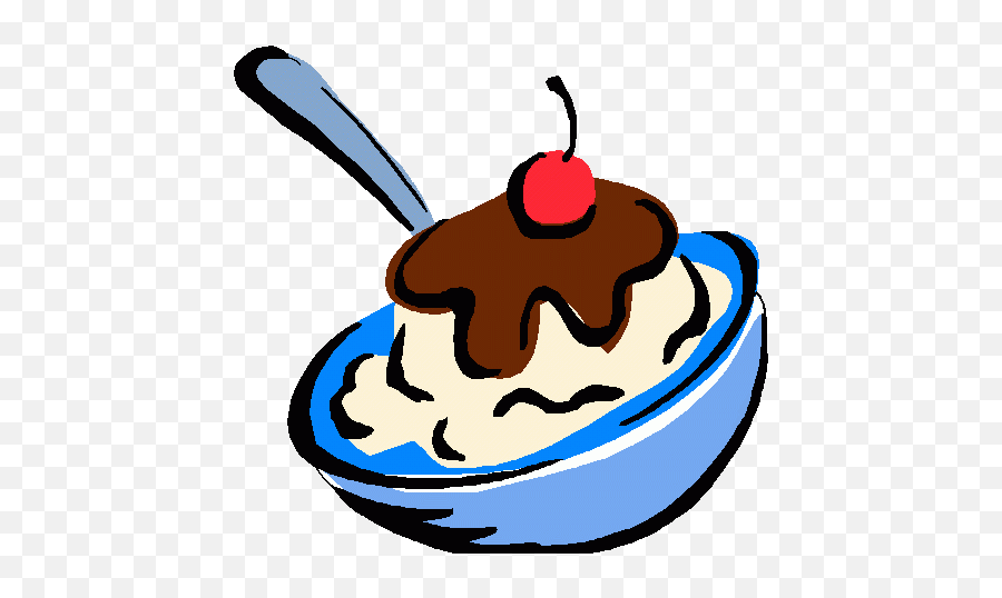 Best Ice Cream Bowl Clipart - Ice Cream Sundae Clipart Emoji,Bowl Clipart