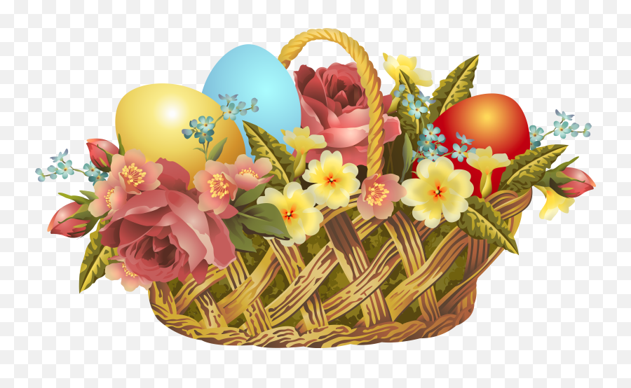 Easter Banner Png - Banner Black And White Stock Basket Vintage Happy Easter Clip Art Emoji,Easter Clipart Black And White