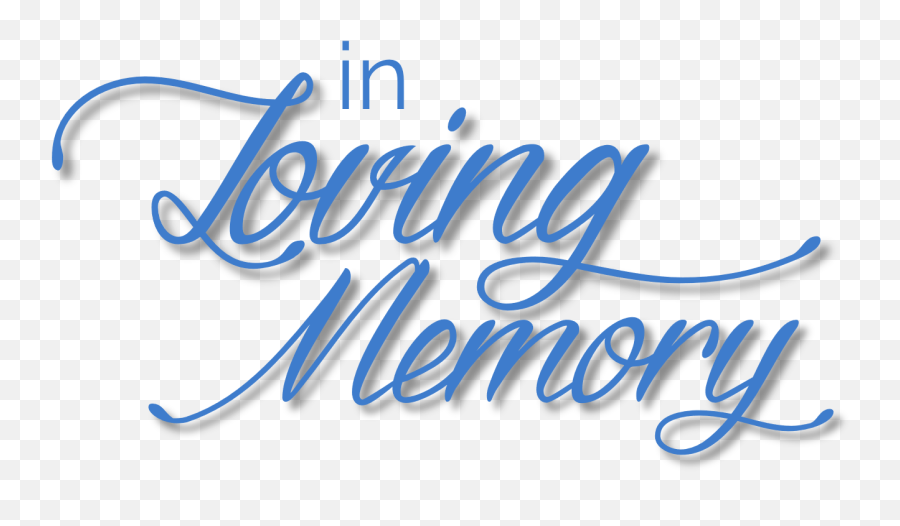 Loving Memory Fonts Transparent - Loving Memory Clipart Free Emoji,In Loving Memory Png