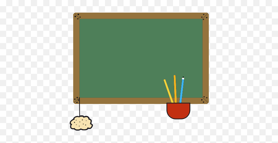 School Clipart - Black Board Clipart Colored Emoji,School Clipart